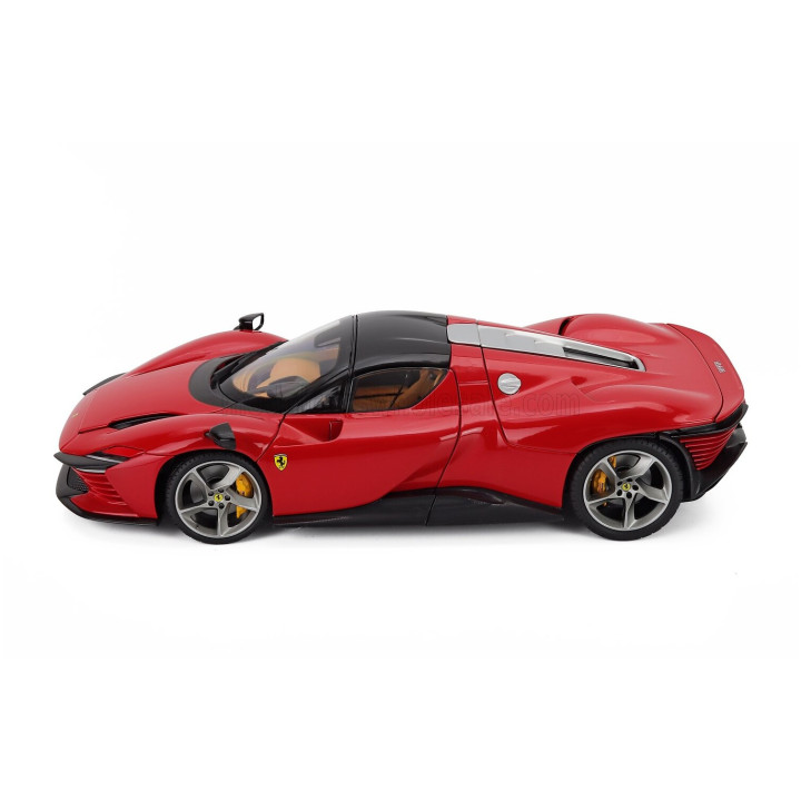 BURAGO FERRARI DAYTONA SP3 CLOSED ROOF 2022 - ROSSO CORSA 322 - RED 1/18