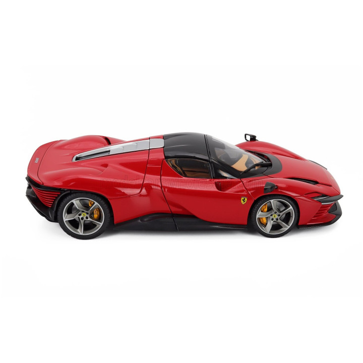 BURAGO FERRARI DAYTONA SP3 CLOSED ROOF 2022 - ROSSO CORSA 322 - RED 1/18