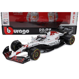 BURAGO RED BULL F1 RB21 TEAM ORACLE RED BULL RACING N 1 WINNER JAPAN GP 2025 MAX VERSTAPPEN - WHITE RED 1/18