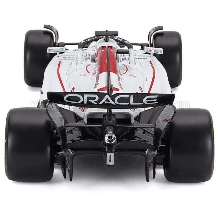 BURAGO RED BULL F1 RB21 TEAM ORACLE RED BULL RACING N 1 WINNER JAPAN GP 2025 MAX VERSTAPPEN - WHITE RED 1/18