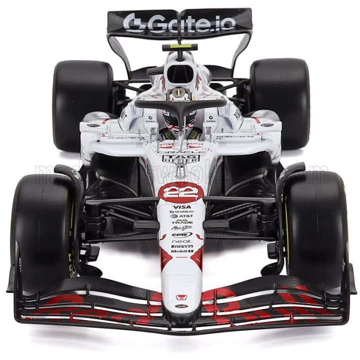 BURAGO RED BULL F1 RB21 TEAM ORACLE RED BULL RACING N 22 JAPAN GP 2025 YUKI TSUNODA - WHITE RED 1/18