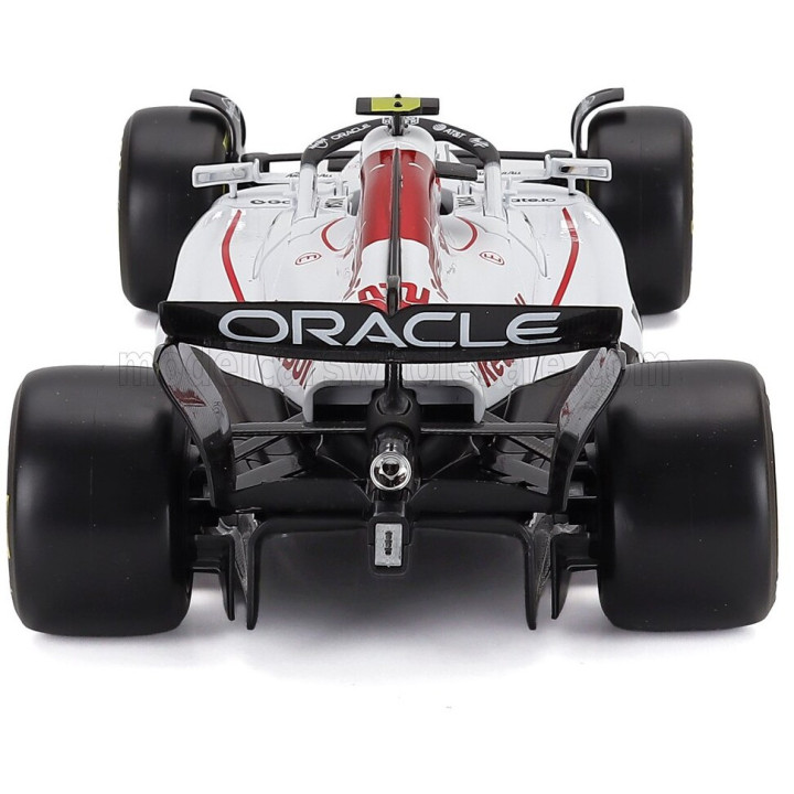 BURAGO RED BULL F1 RB21 TEAM ORACLE RED BULL RACING N 22 JAPAN GP 2025 YUKI TSUNODA - WHITE RED 1/18
