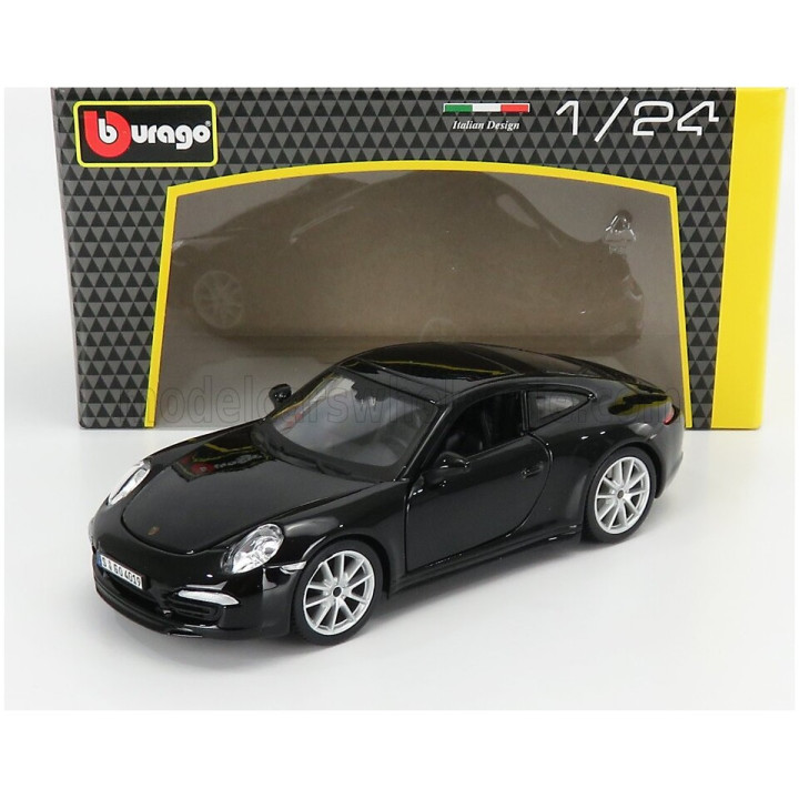 BURAGO PORSCHE 911 991 CARRERA S 2012 - BLACK 1/24