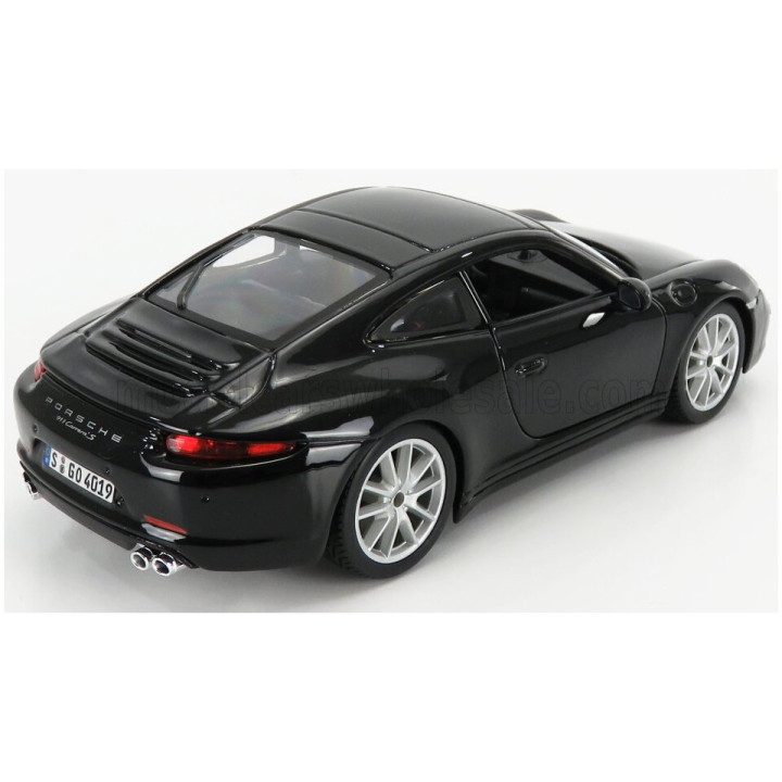 BURAGO PORSCHE 911 991 CARRERA S 2012 - BLACK 1/24