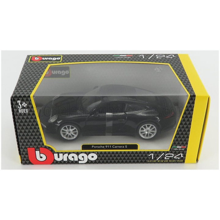 BURAGO PORSCHE 911 991 CARRERA S 2012 - BLACK 1/24