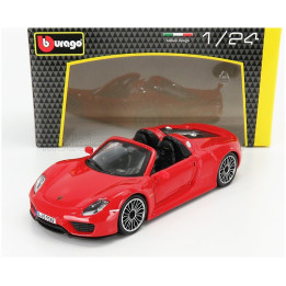 BURAGO PORSCHE 918 SPYDER 2010 - RED 1/24