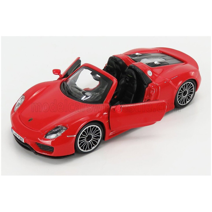 BURAGO PORSCHE 918 SPYDER 2010 - RED 1/24