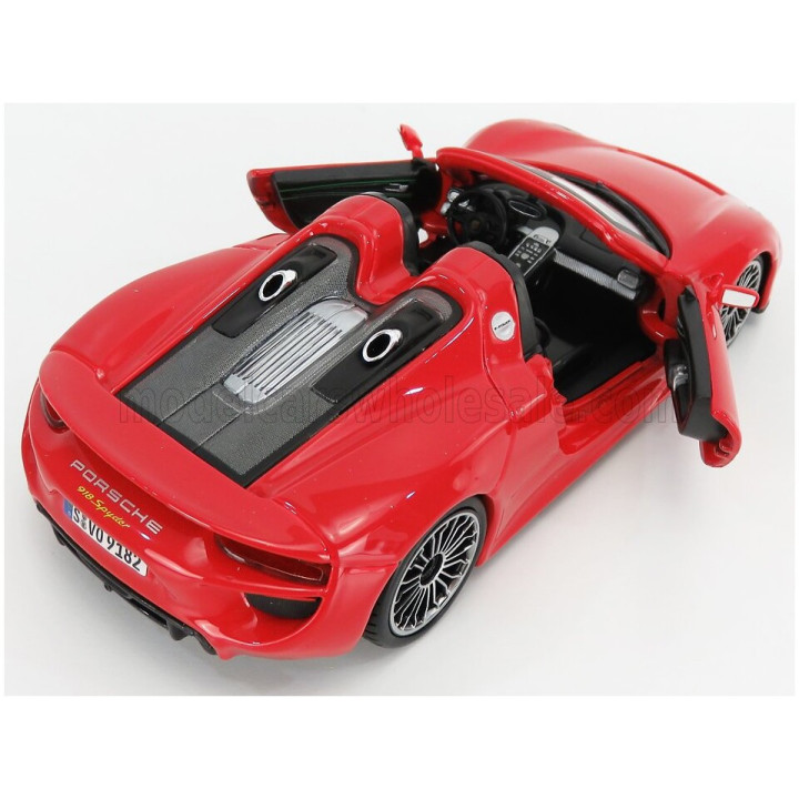 BURAGO PORSCHE 918 SPYDER 2010 - RED 1/24