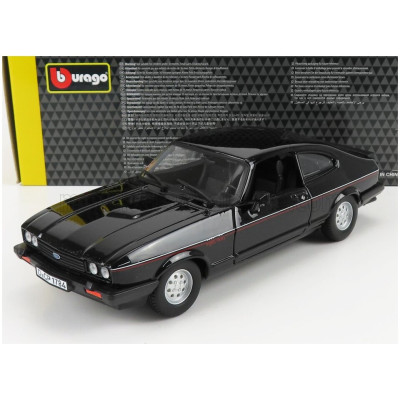 BURAGO FORD ENGLAND CAPRI INJECTION 1982 - BLACK 1/24