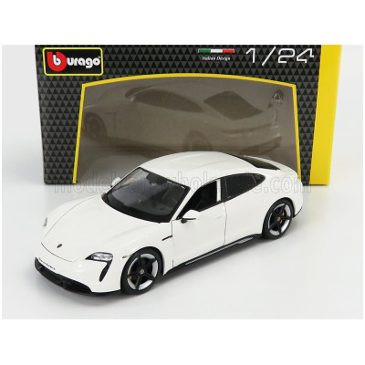 BURAGO PORSCHE TAYCAN 2019 - CARRARA WHITE 1/24