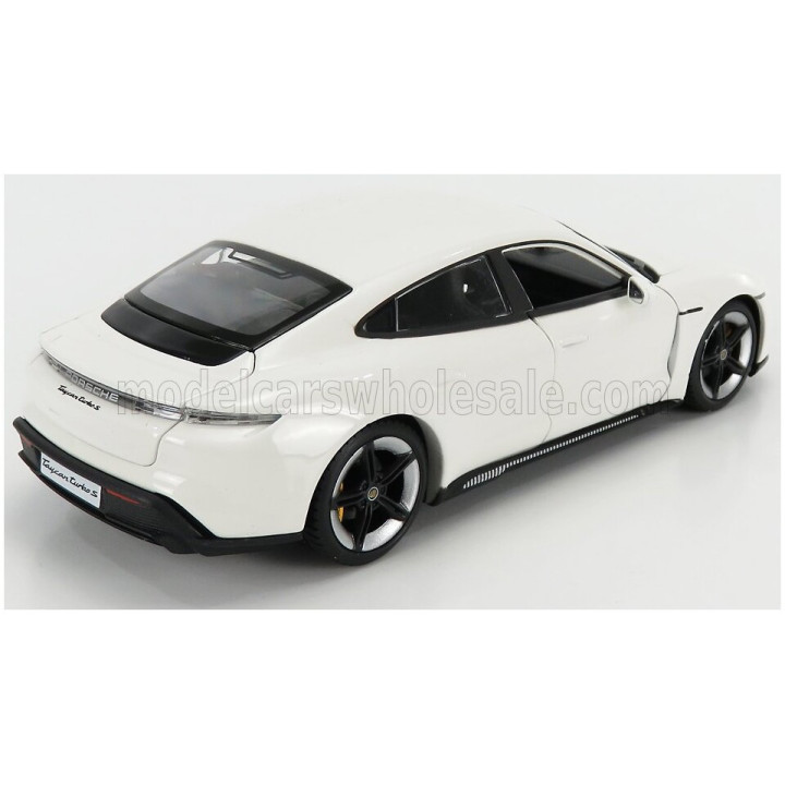 BURAGO PORSCHE TAYCAN 2019 - CARRARA WHITE 1/24