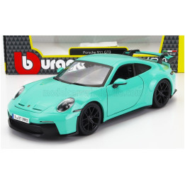 BURAGO PORSCHE 911 992 GT3 COUPE 2021 - MINT GREEN 1/24