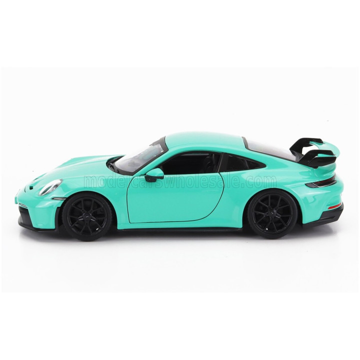 BURAGO PORSCHE 911 992 GT3 COUPE 2021 - MINT GREEN 1/24