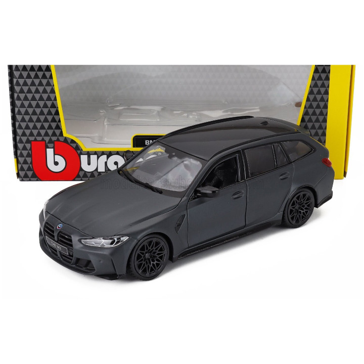 BURAGO BMW 3-SERIES M3 M-PERFORMANCE (G81) TOURING SW STATION WAGON 2023 - MATT GREY 1/24