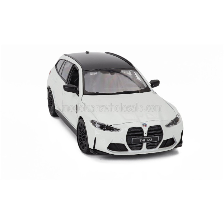 BURAGO BMW 3-SERIES M3 M-PERFORMANCE (G81) TOURING SW STATION WAGON 2023 - WHITE 1/24