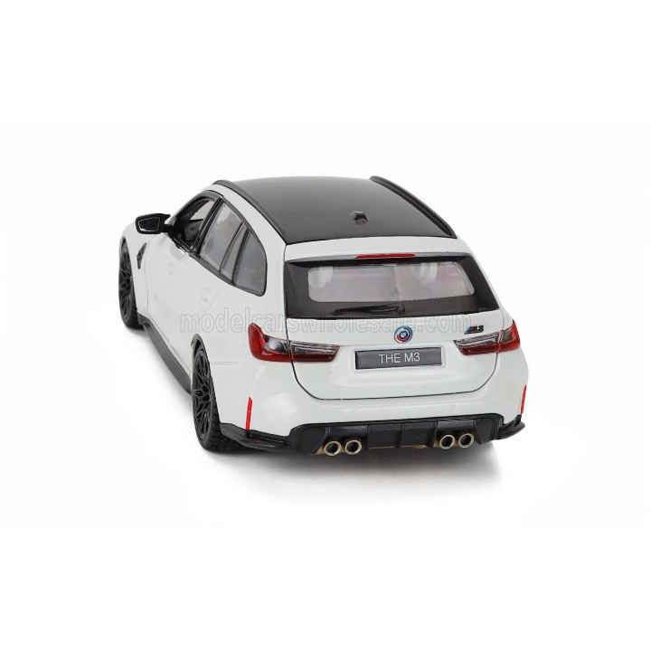 BURAGO BMW 3-SERIES M3 M-PERFORMANCE (G81) TOURING SW STATION WAGON 2023 - WHITE 1/24