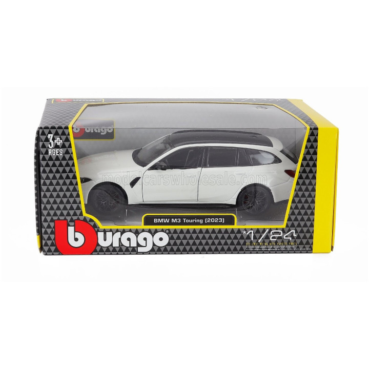 BURAGO BMW 3-SERIES M3 M-PERFORMANCE (G81) TOURING SW STATION WAGON 2023 - WHITE 1/24