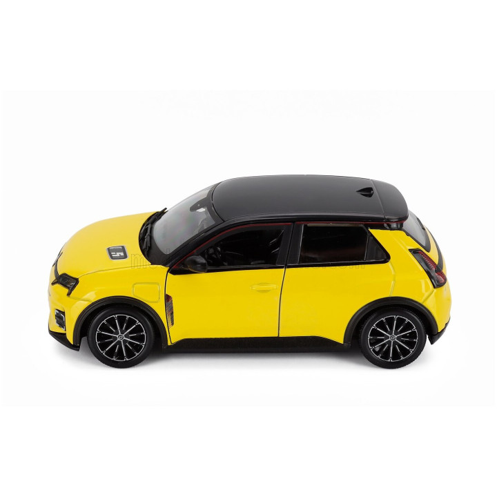 BURAGO RENAULT R5 E-TECH 2024 - POP YELLOW BLACK 1/24