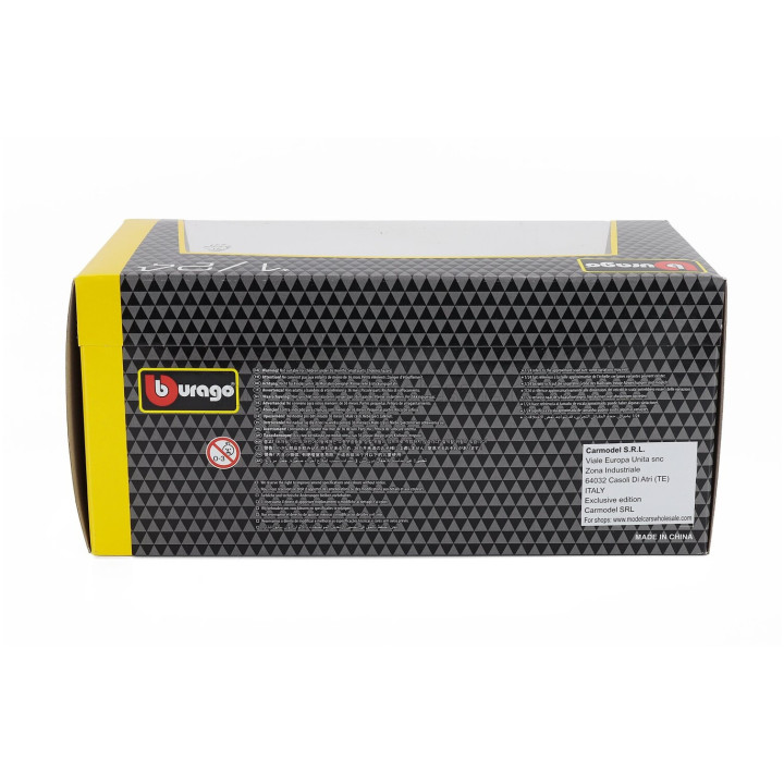 BURAGO RENAULT R5 E-TECH 2024 - POP YELLOW BLACK 1/24