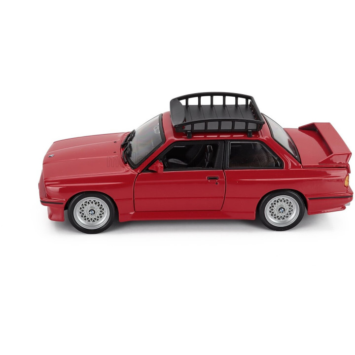 BURAGO BMW 3-SERIES M3 (E30) WITH PACK ROOF 1988 - RED 1/24