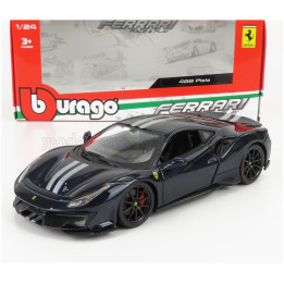 BURAGO FERRARI 488 PISTA 2018 - BLUE 1/24
