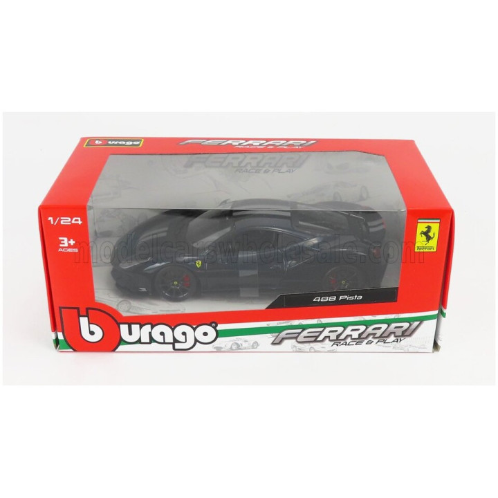 BURAGO FERRARI 488 PISTA 2018 - BLUE 1/24