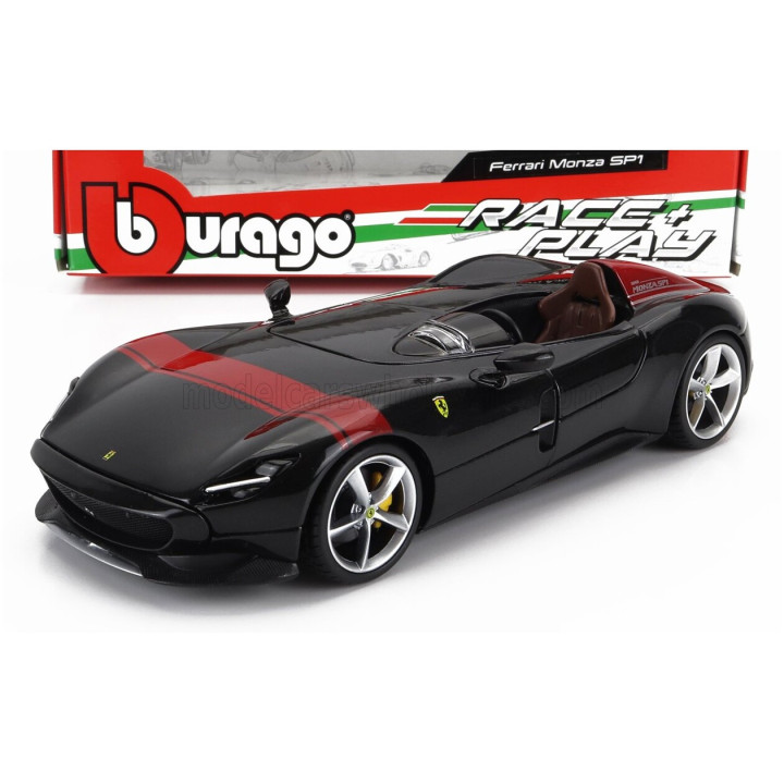 BURAGO FERRARI MONZA SP1 2018 - BLACK RED 1/24