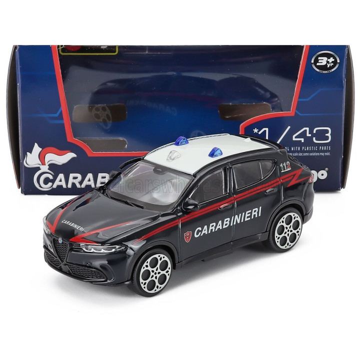 BURAGO ALFA ROMEO TONALE CARABINIERI 2023 - BLUE WHITE 1/43