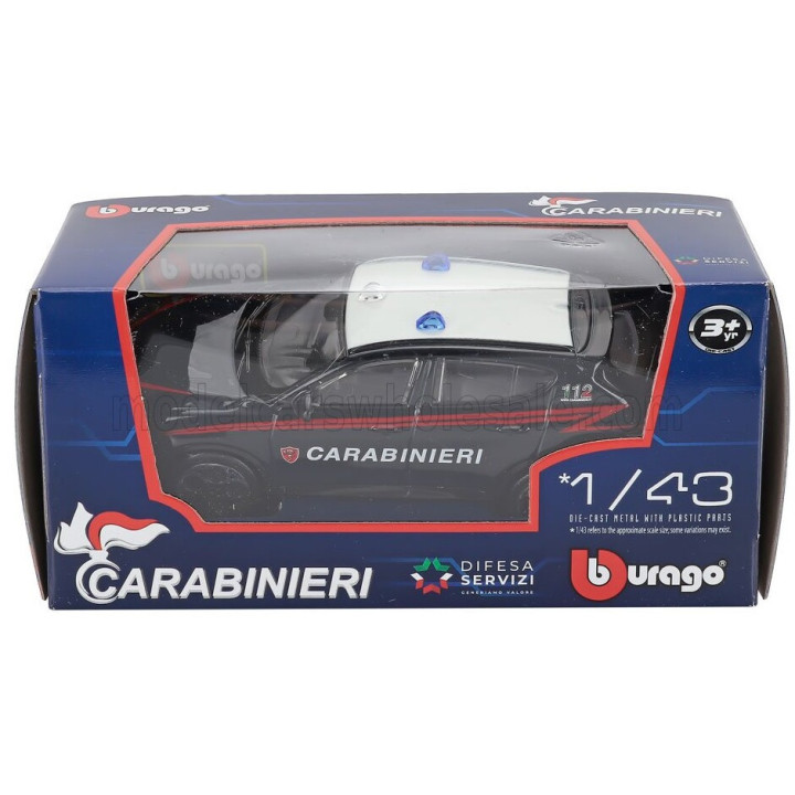 BURAGO ALFA ROMEO TONALE CARABINIERI 2023 - BLUE WHITE 1/43