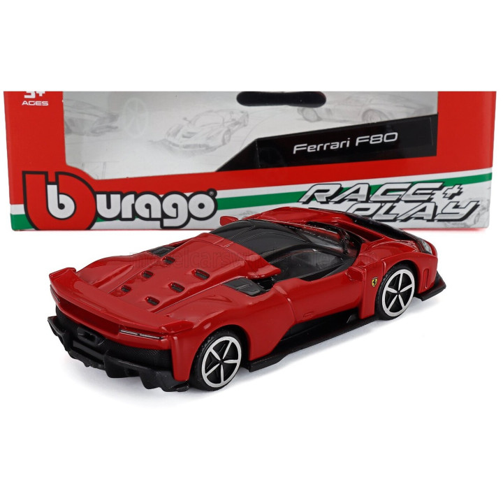BURAGO FERRARI F80 2024 - ROSSO CORSA - RED 1/43