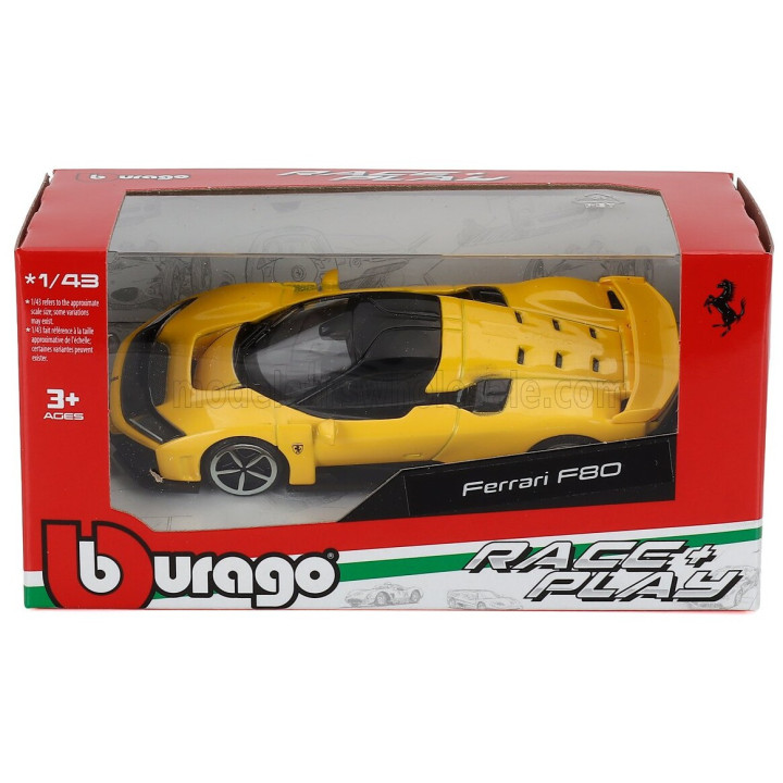 BURAGO FERRARI F80 2024 - YELLOW 1/43