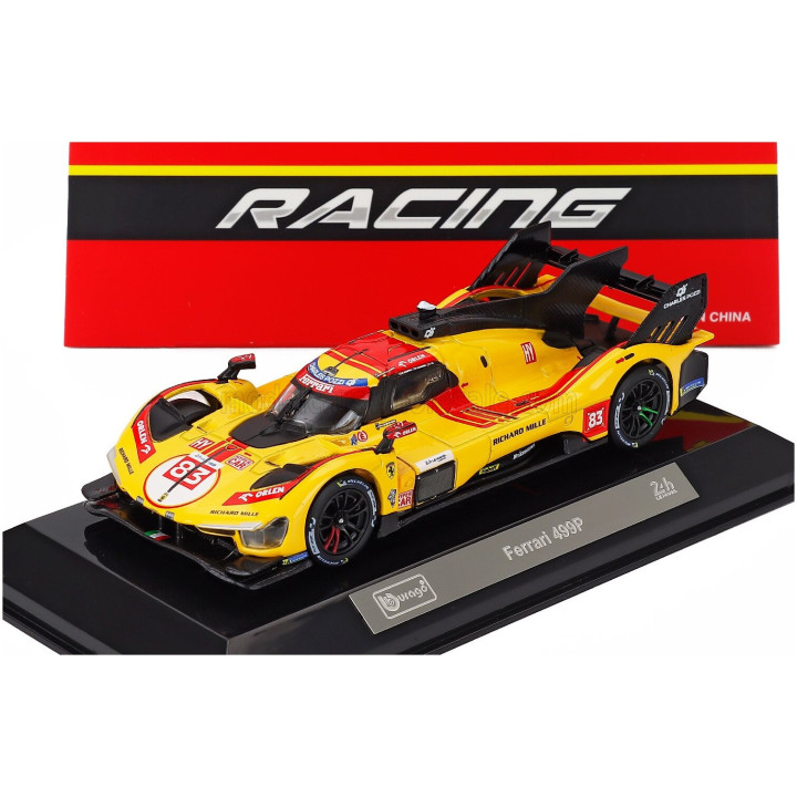 BURAGO FERRARI 499P 3.0L TURBO V6 TEAM AF CORSE N 83 WINNER 24h LE MANS 2025 ROBERT KUBICA - PHIL HANSON - YIFEI YE - CON