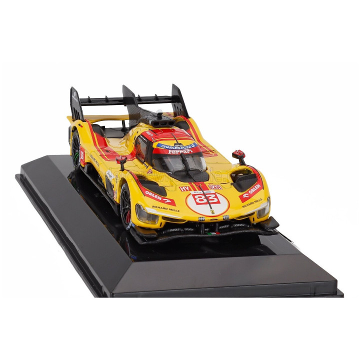 BURAGO FERRARI 499P 3.0L TURBO V6 TEAM AF CORSE N 83 WINNER 24h LE MANS 2025 ROBERT KUBICA - PHIL HANSON - YIFEI YE - CON
