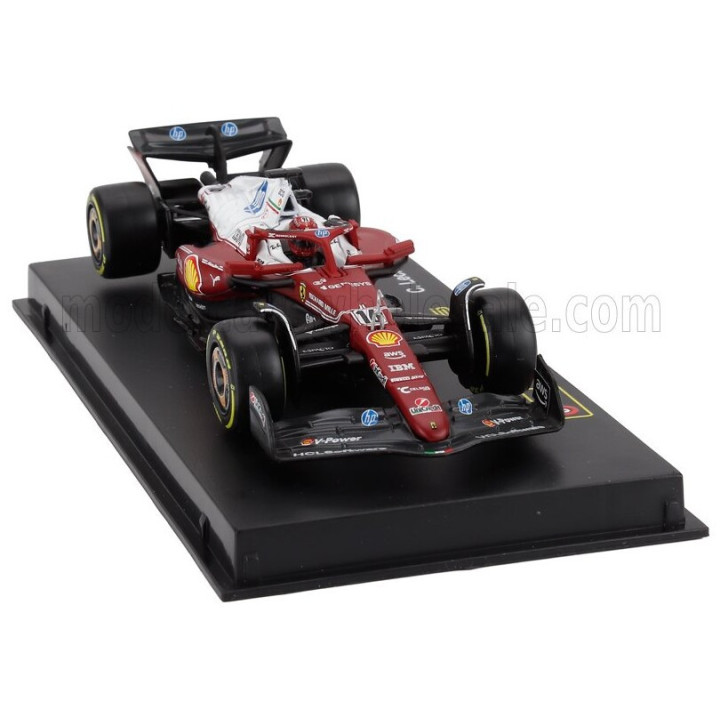 BURAGO FERRARI F1 SF-25 TEAM SCUDERIA FERRARI HP N 16 MONZA ITALY GP 2025 CHARLES LECLERC - NIKI LAUDA 50th ANNIVERSARY WORLD