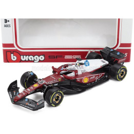 BURAGO FERRARI F1 SF-25 TEAM SCUDERIA FERRARI HP N 16 MONZA ITALY GP 2025 CHARLES LECLERC - NIKI LAUDA 50th ANNIVERSARY WORLD