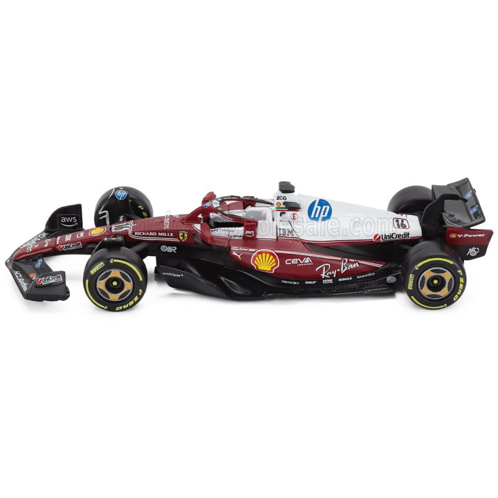 BURAGO FERRARI F1 SF-25 TEAM SCUDERIA FERRARI HP N 16 MONZA ITALY GP 2025 CHARLES LECLERC - NIKI LAUDA 50th ANNIVERSARY WORLD