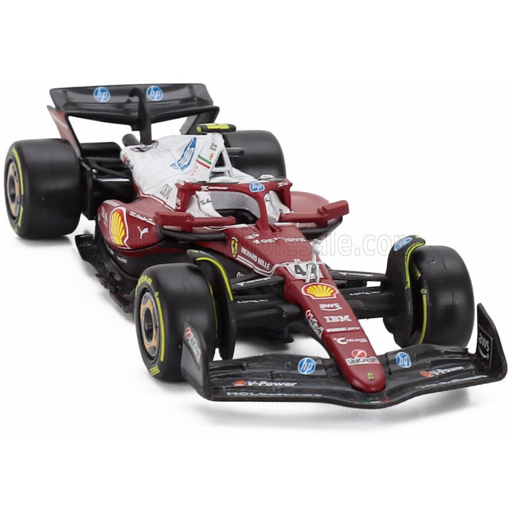 BURAGO FERRARI F1 SF-25 TEAM SCUDERIA FERRARI HP N 44 MONZA ITALY GP 2025 LEWIS HAMILTON - NIKI LAUDA 50th ANNIVERSARY WORLD
