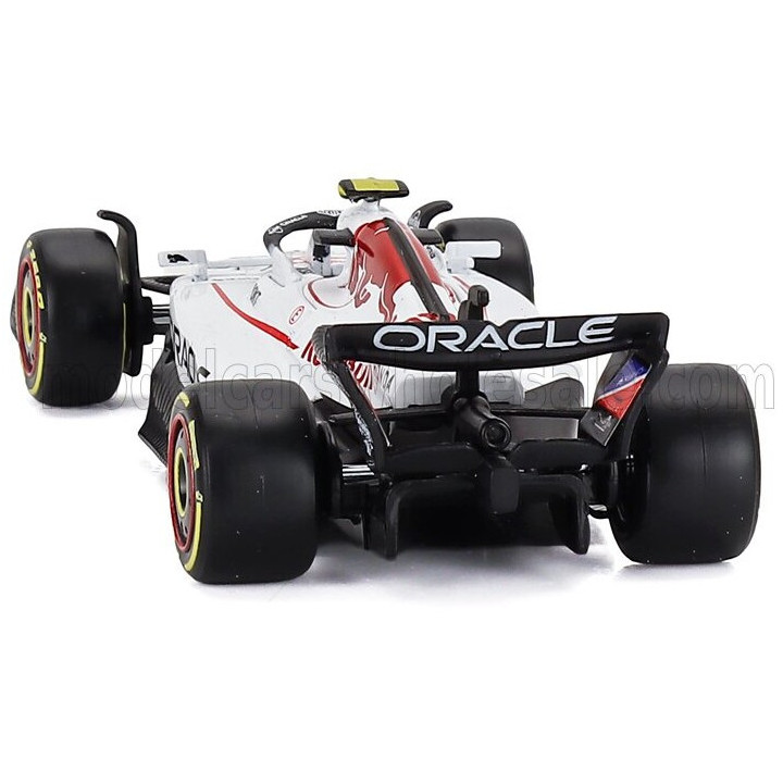 BURAGO RED BULL F1 RB21 TEAM ORACLE RED BULL RACING N 22 JAPAN GP 2025 YUKI TSUNODA - WHITE RED 1/43