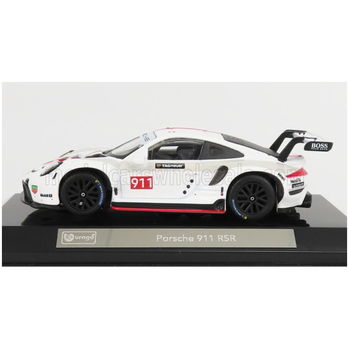 BURAGO PORSCHE 911 991 RSR N 911 COUPE 2019 - WHITE 1/43