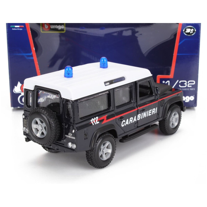 BURAGO LAND ROVER DEFENDER 110 STATION WAGON CARABINIERI 1995 - BLUE 1/32