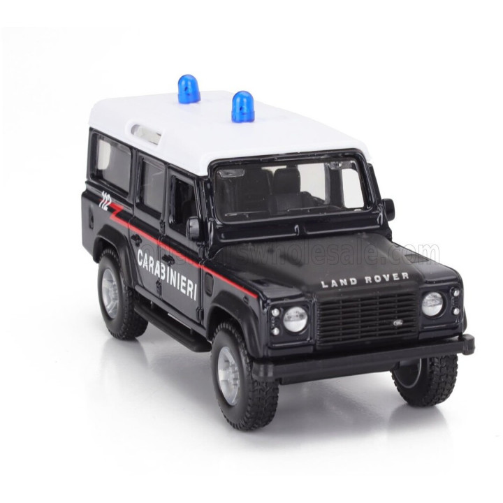BURAGO LAND ROVER DEFENDER 110 STATION WAGON CARABINIERI 1995 - BLUE 1/32