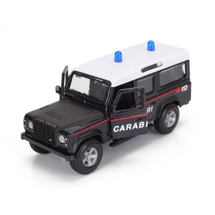 BURAGO LAND ROVER DEFENDER 110 STATION WAGON CARABINIERI 1995 - BLUE 1/32