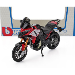 BURAGO DUCATI MULTISTRADA V4 2022 - RED WHITE BLACK 1/18