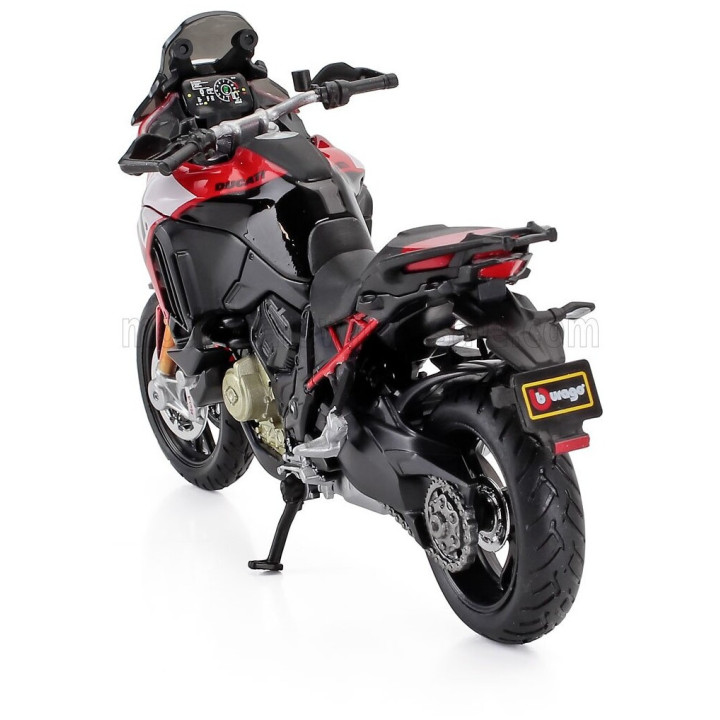 BURAGO DUCATI MULTISTRADA V4 2022 - RED WHITE BLACK 1/18