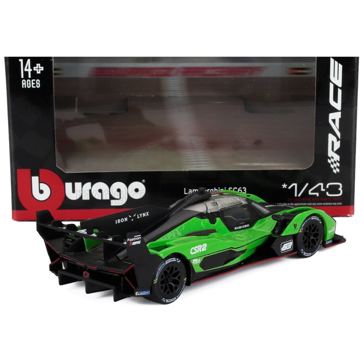 BURAGO LAMBORGHINI SC63 3.8L V8 TURBO TEAM LAMBORGHINI IRON LYNX N 63 24h LE MANS 2024 DANIIL KVYAT - MIRKO BORTOLOTTI