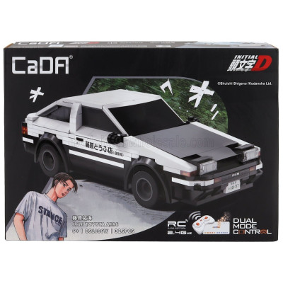 CADA TOYOTA SPRINTER TRUENO (AE86) - 320pcs - BLACK WHITE 1/20