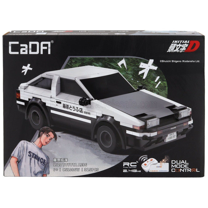 CADA TOYOTA SPRINTER TRUENO (AE86) - 320pcs - BLACK WHITE 1/20