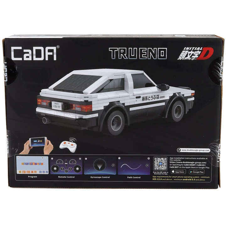 CADA TOYOTA SPRINTER TRUENO (AE86) - 320pcs - BLACK WHITE 1/20