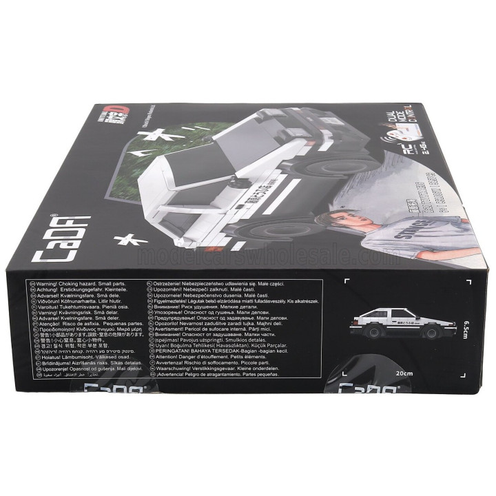 CADA TOYOTA SPRINTER TRUENO (AE86) - 320pcs - BLACK WHITE 1/20