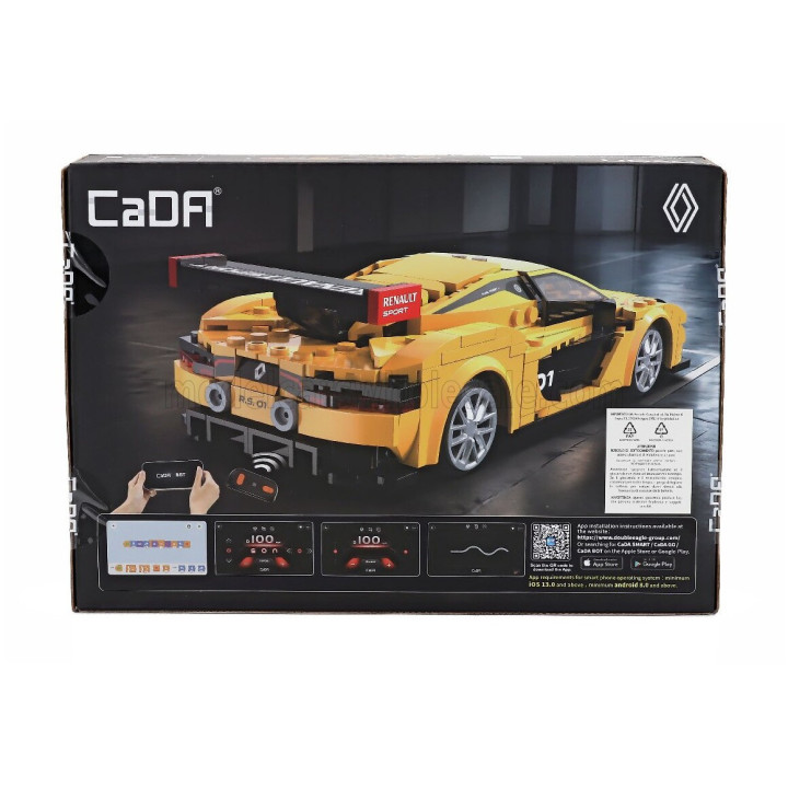 CADA RENAULT SPORT RS01 2014 - 294 pcs - YELLOW 1/20